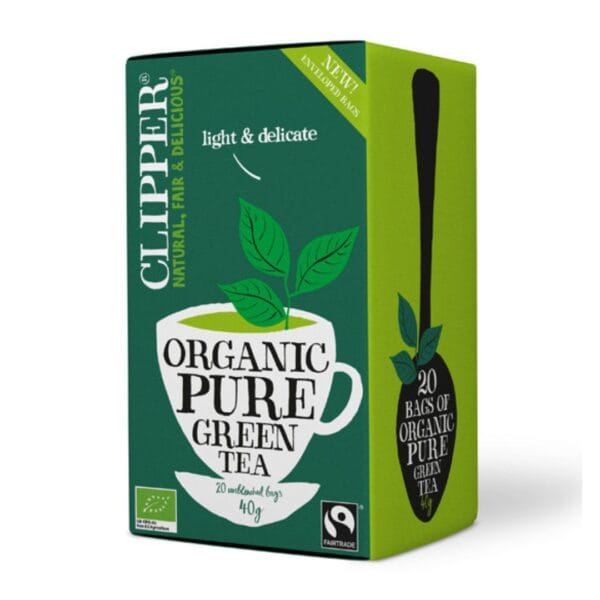 CLIPPER ORGANIC GREEN TEA 1