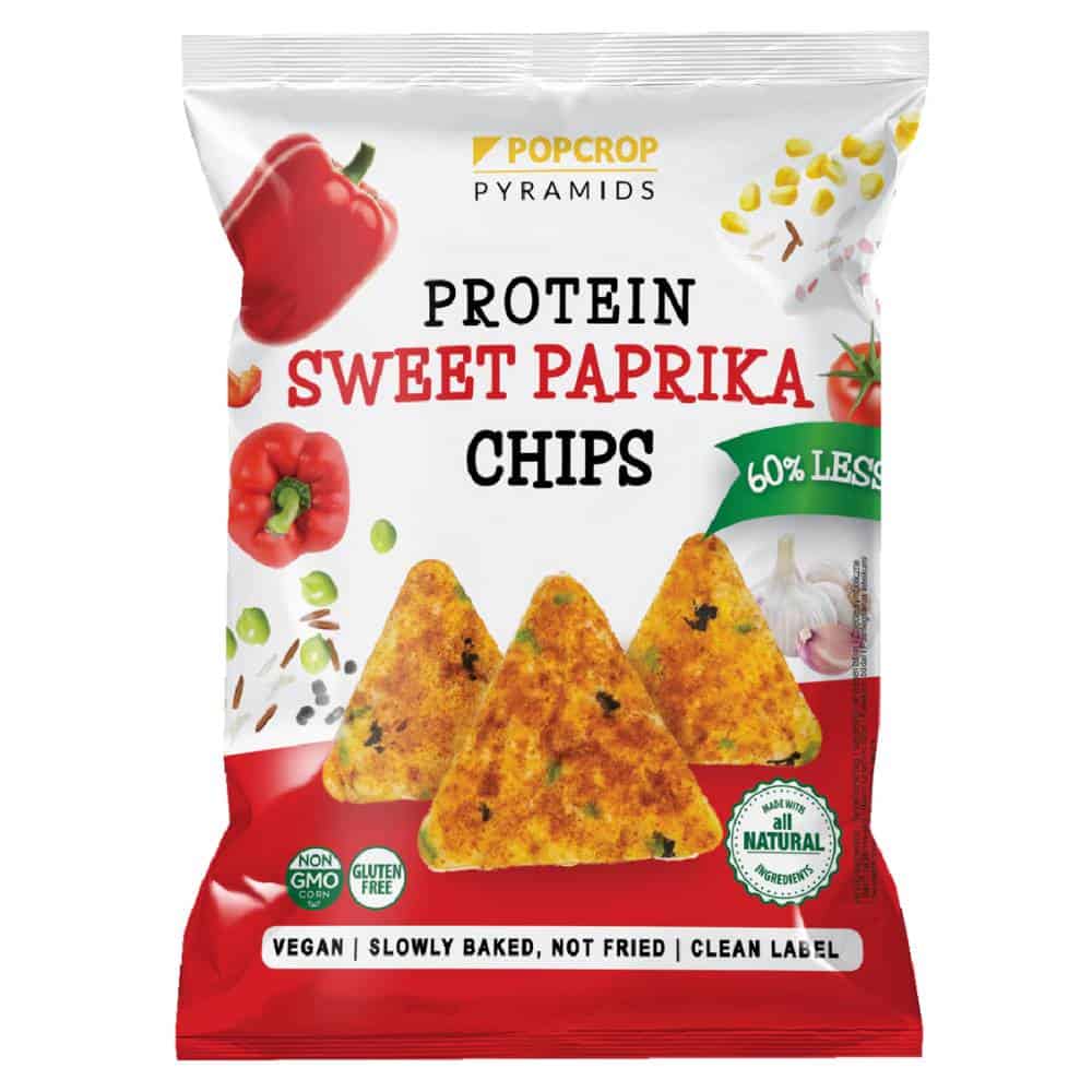 POP CROP PROTEIN CHIPS PAPRIKA