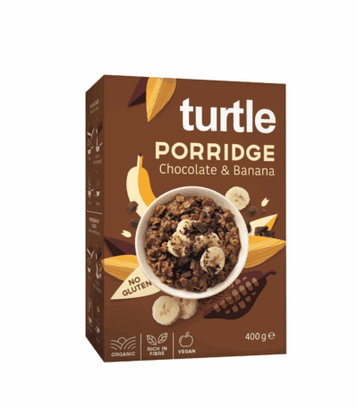 TURTLE PORRIDGE CHOCOLATE AND BANANA