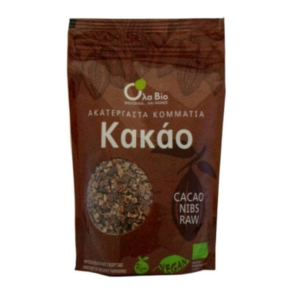 viologika akatergasta kakao nibs ola bio