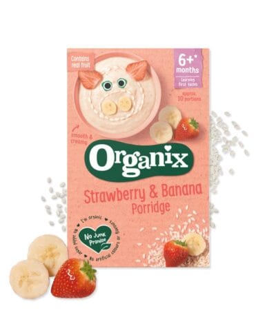 ORGANIX BIOLOGIKO PAIDIKO PROINO ME BANANA KAI FRAOULA PORRIDGE