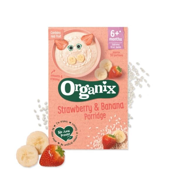 ORGANIX BIOLOGIKO PAIDIKO PROINO ME BANANA KAI FRAOULA PORRIDGE